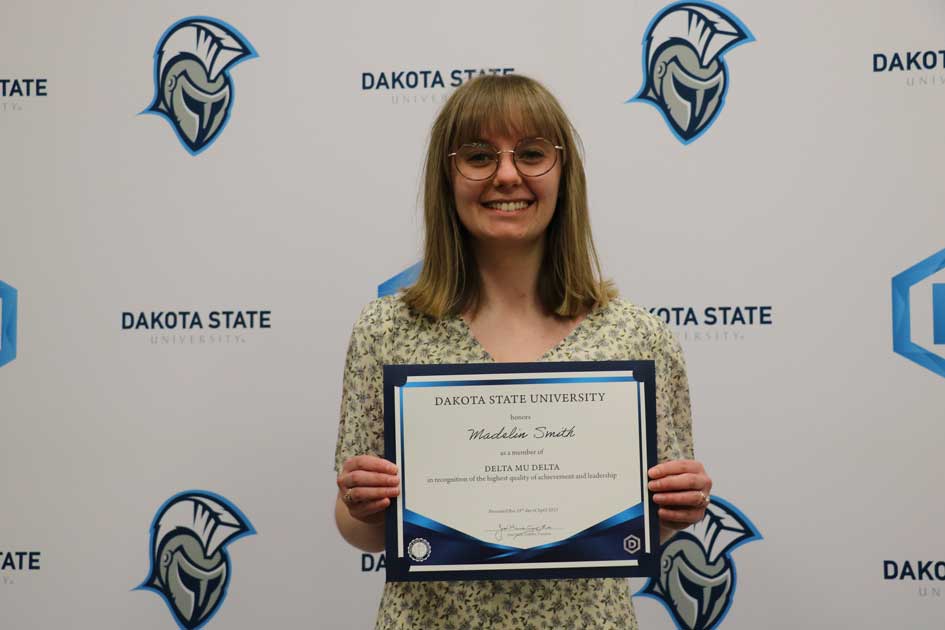 Madelin Smith is one of nine business students named to Delta Mu Delta.