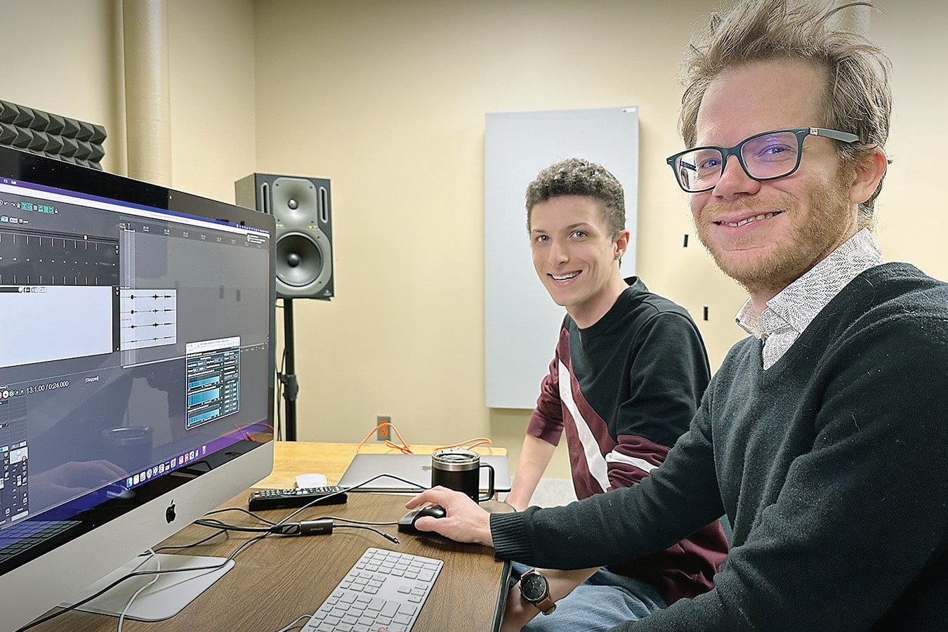 DSU student Carter Gordon is collaborating with Dr. Tate Carson on “Resonant Landscapes: Soundscapes of South Dakota,” a research project which will use field recordings from South Dakota state parks to electronically create music.