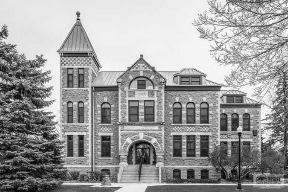 In 1888, the Commercial Department (business training) was introduced. It was housed on third floor of Beadle Hall, with a skylight for good lighting.