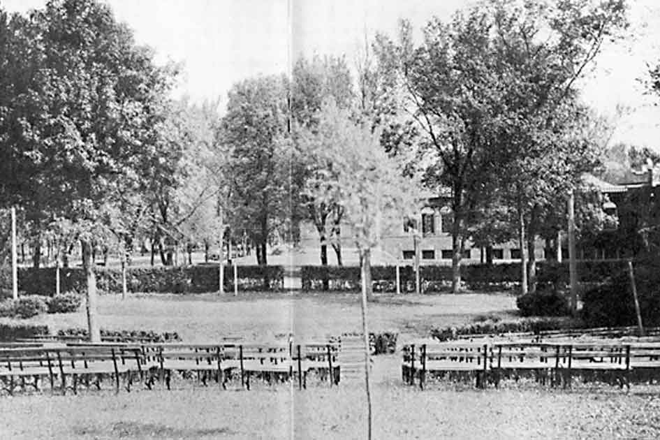 The Garden Theater was located on the site where the Madison Cyber Labs now sits.