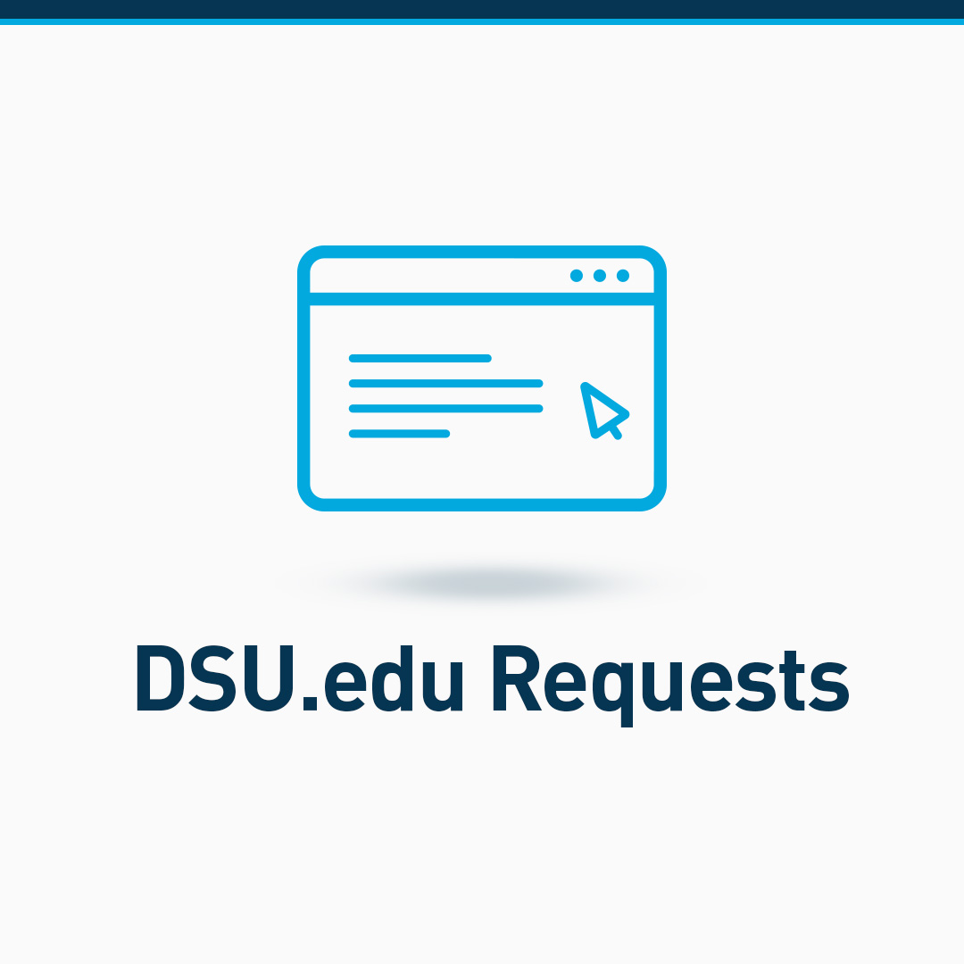 DSU.edu Request for Updates