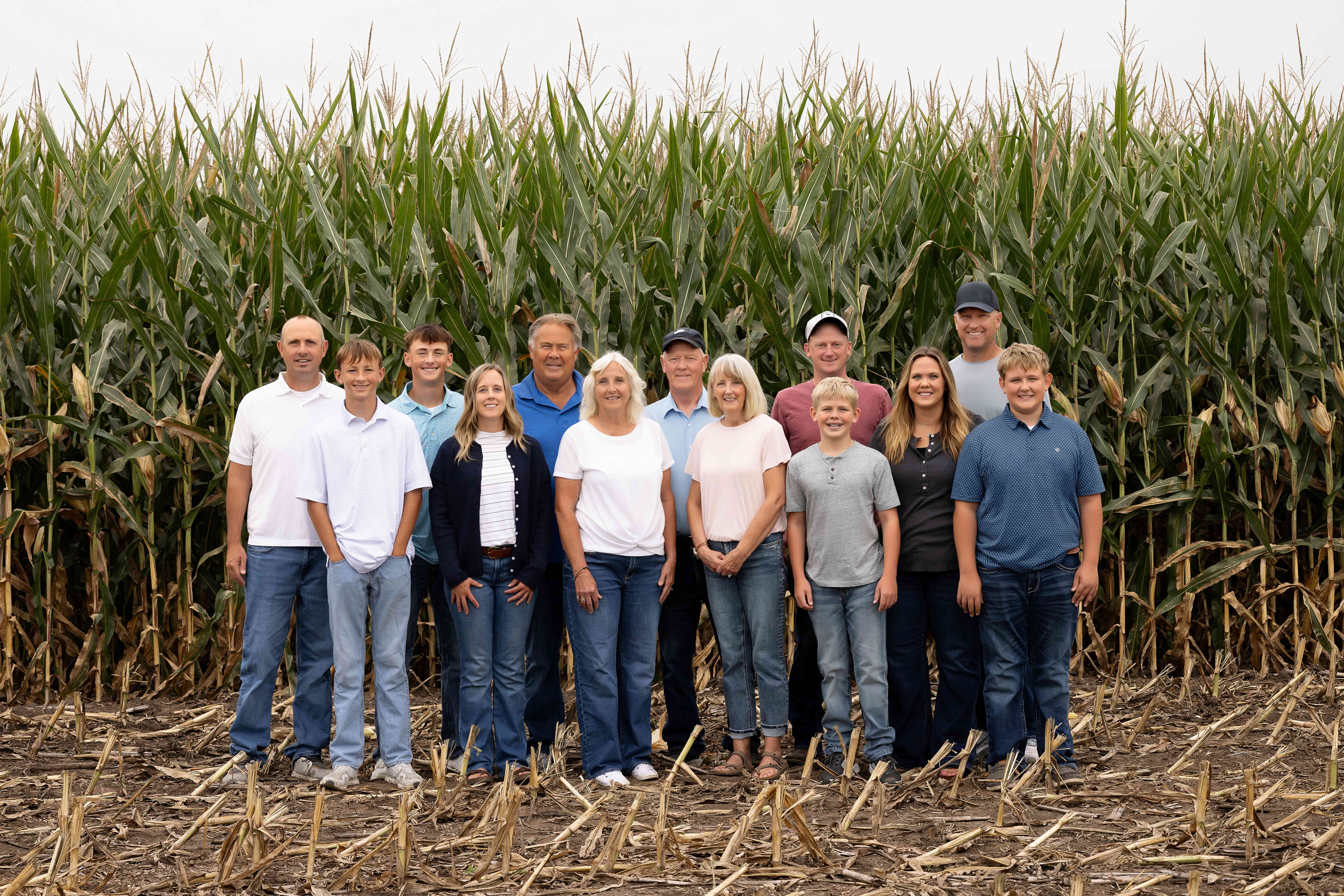 Members of the Maas and Oftedal families. 