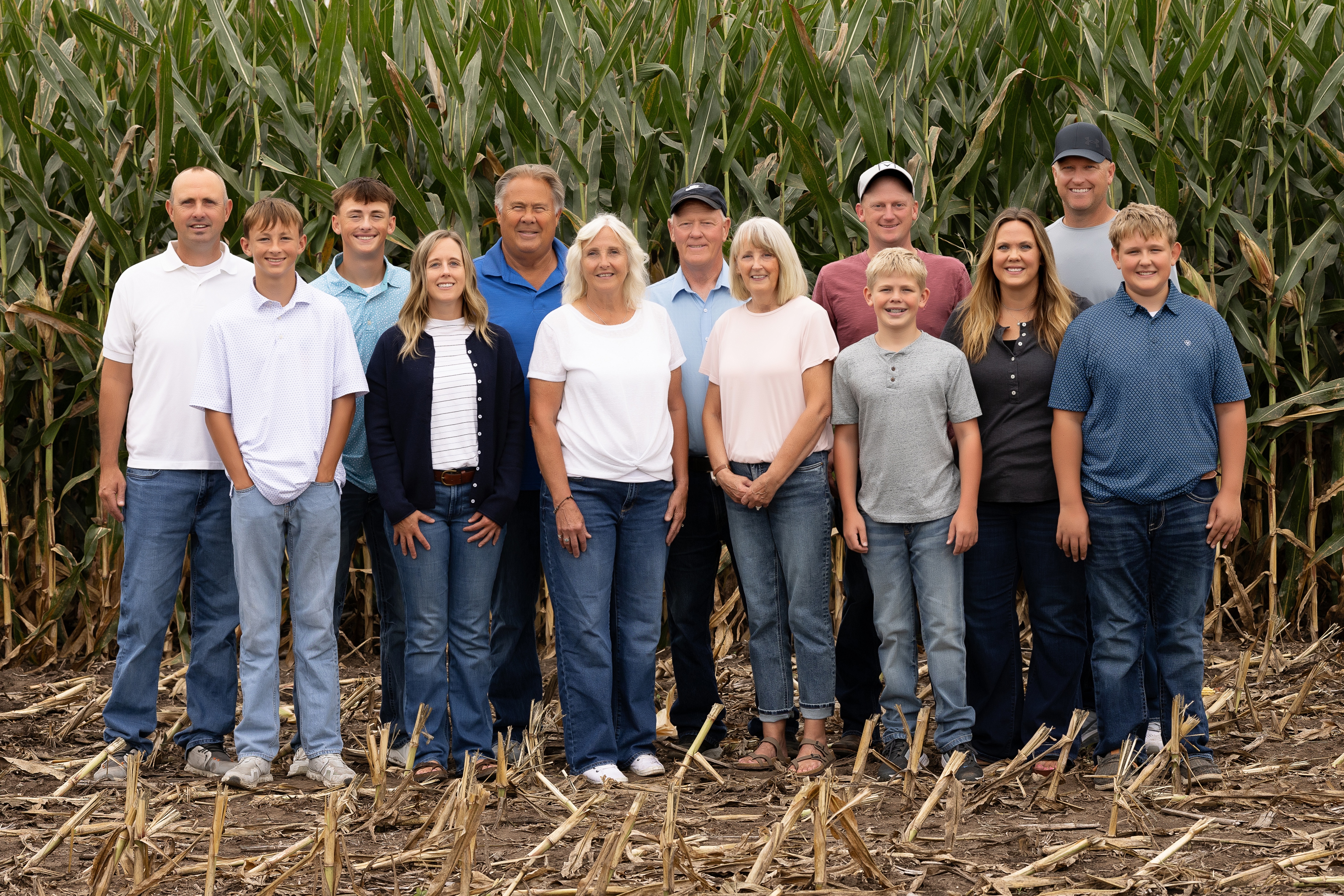 Members of the Maas and Oftedal families.