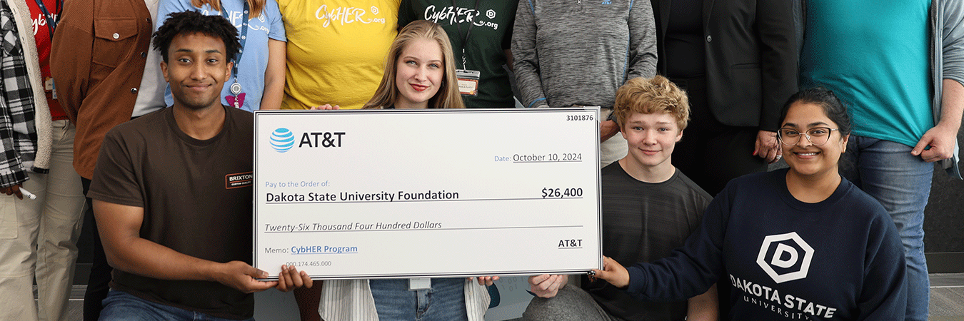 AT&T has contributed $26,400 to the Dakota State University Foundation to help youth with limited internet access from South Dakota’s nine tribal nations.