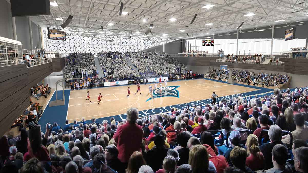 Rendering of the new DSU arena