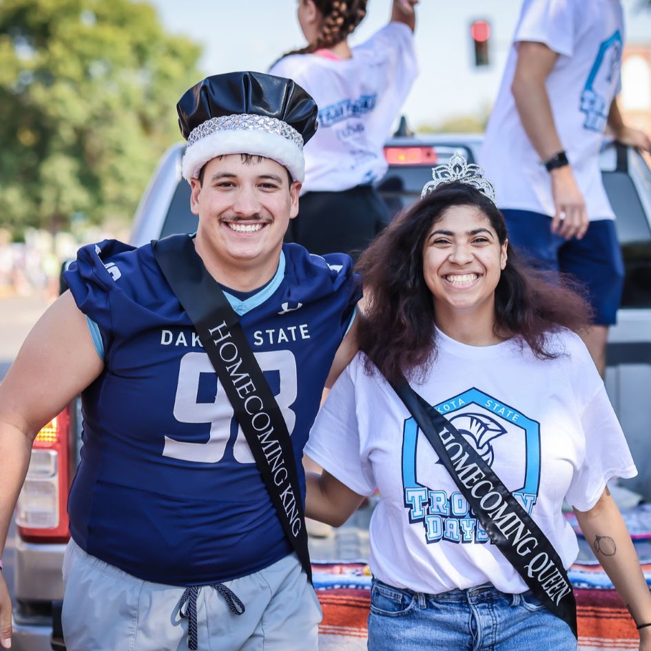 dsu faculty posing with general cy