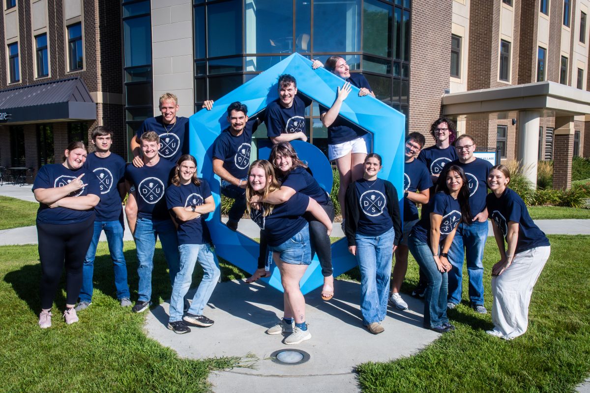 dsu student admission ambassadors posing for a photo