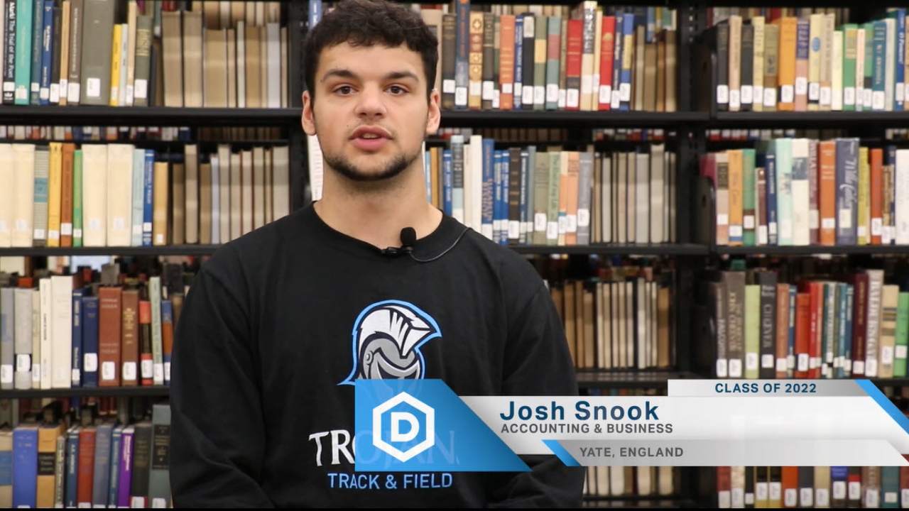 International student athlete Josh Snook shares how he went from England to South Dakota and what he enjoys about DSU.
