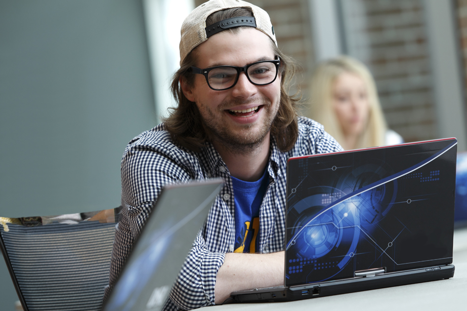 smiling student