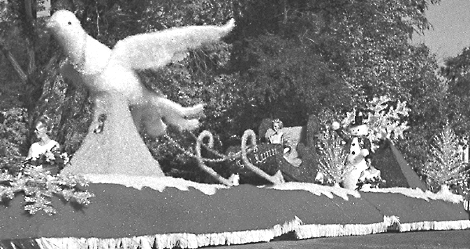 homecoming float from 1967