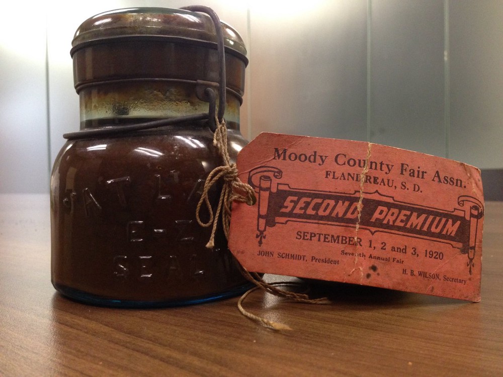 Jar of preserves from 1920