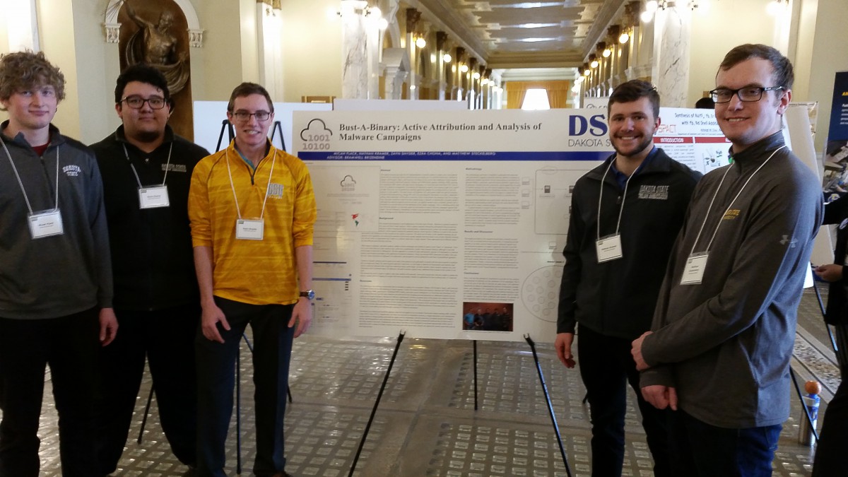 student researchers at capitol