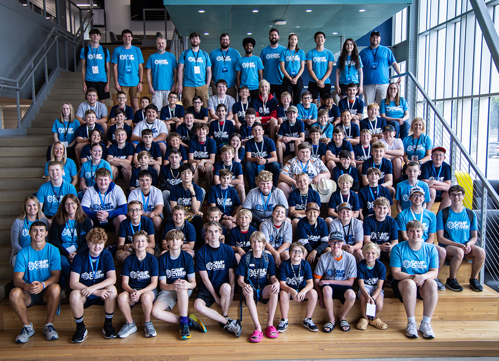 Campers from DSU Cyber Camp for Middle School Boys 2025