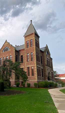 Historic Beadle Hall on DSU's campus.
