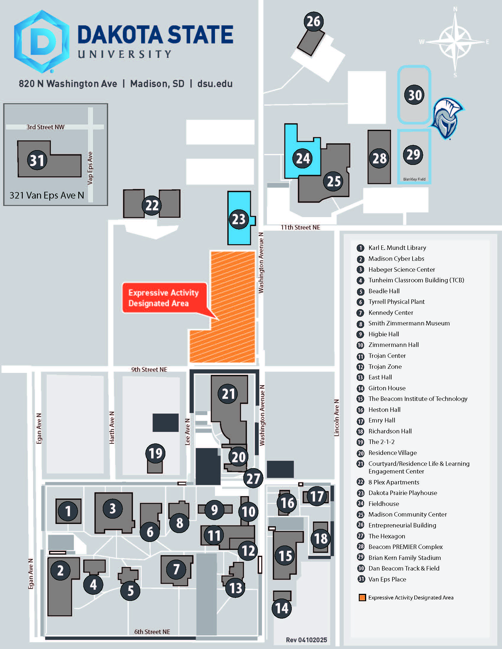 Expressive Activity Location Map