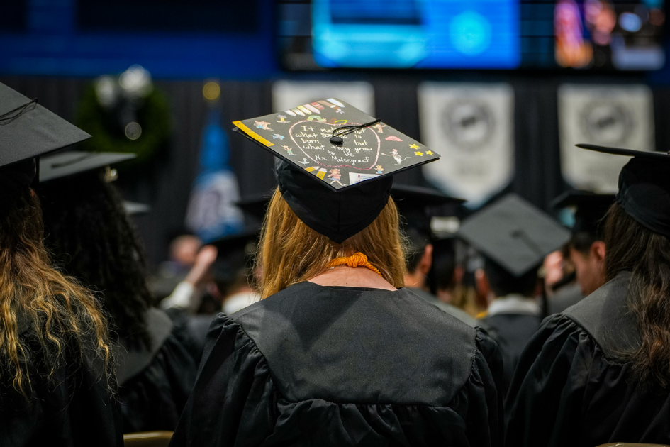 decorated grad cap