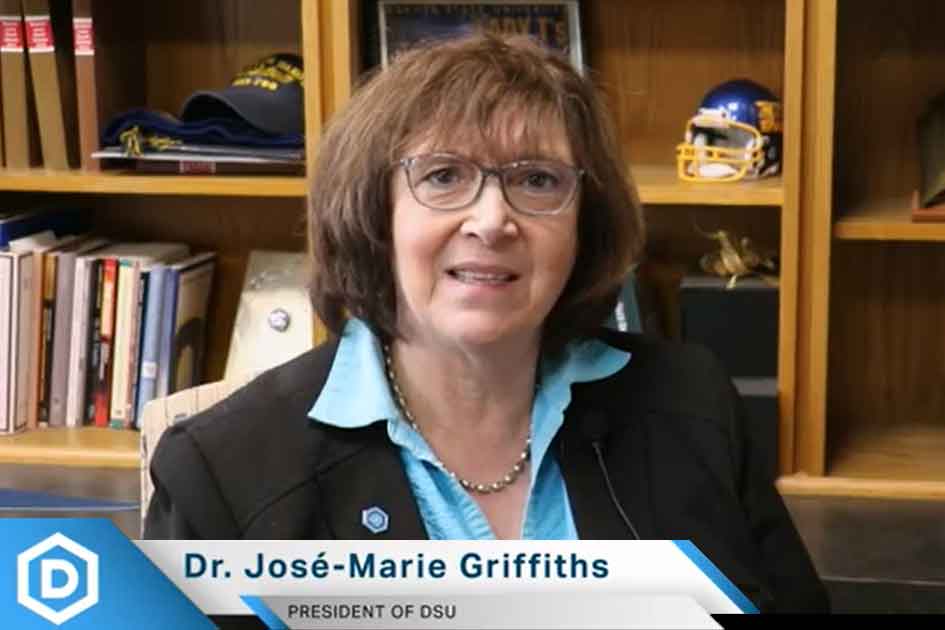President Griffiths congratulations the graduates we celebrate on May 8, their supportive friends and family, and the faculty and staff who helped these students throughout their years at Dakota State.