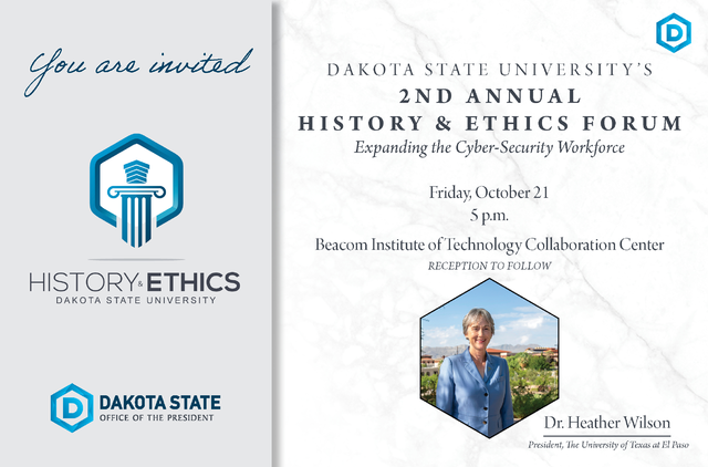 DSU History and Ethics Forum 2022 event invitation