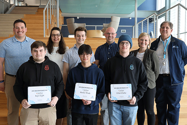 DSU’s Dean’s Cup winners were recently honored by Dean Mary Bell, and members of the DSU Foundation.