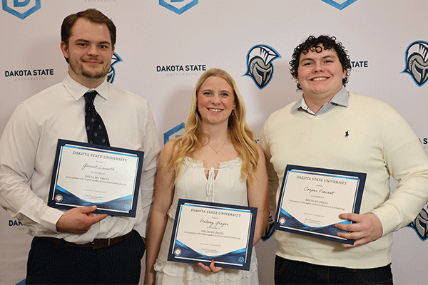 This year’s honor students received awards at an April reception.