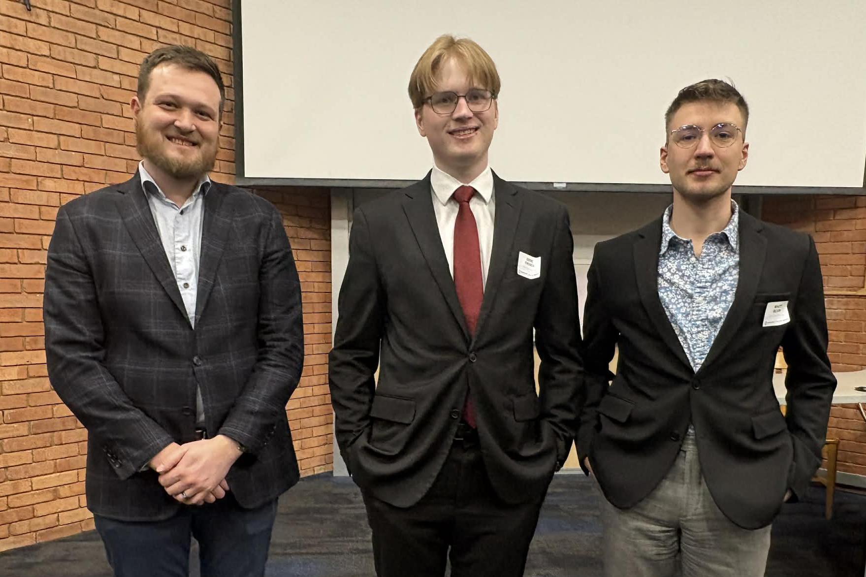 Dr. Andy Behrens, Eddie French, and Wyatt Olson