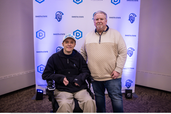 Dr. Chris Olson and Dr. Stephen Krebsbach at DSU Longevity Reception
