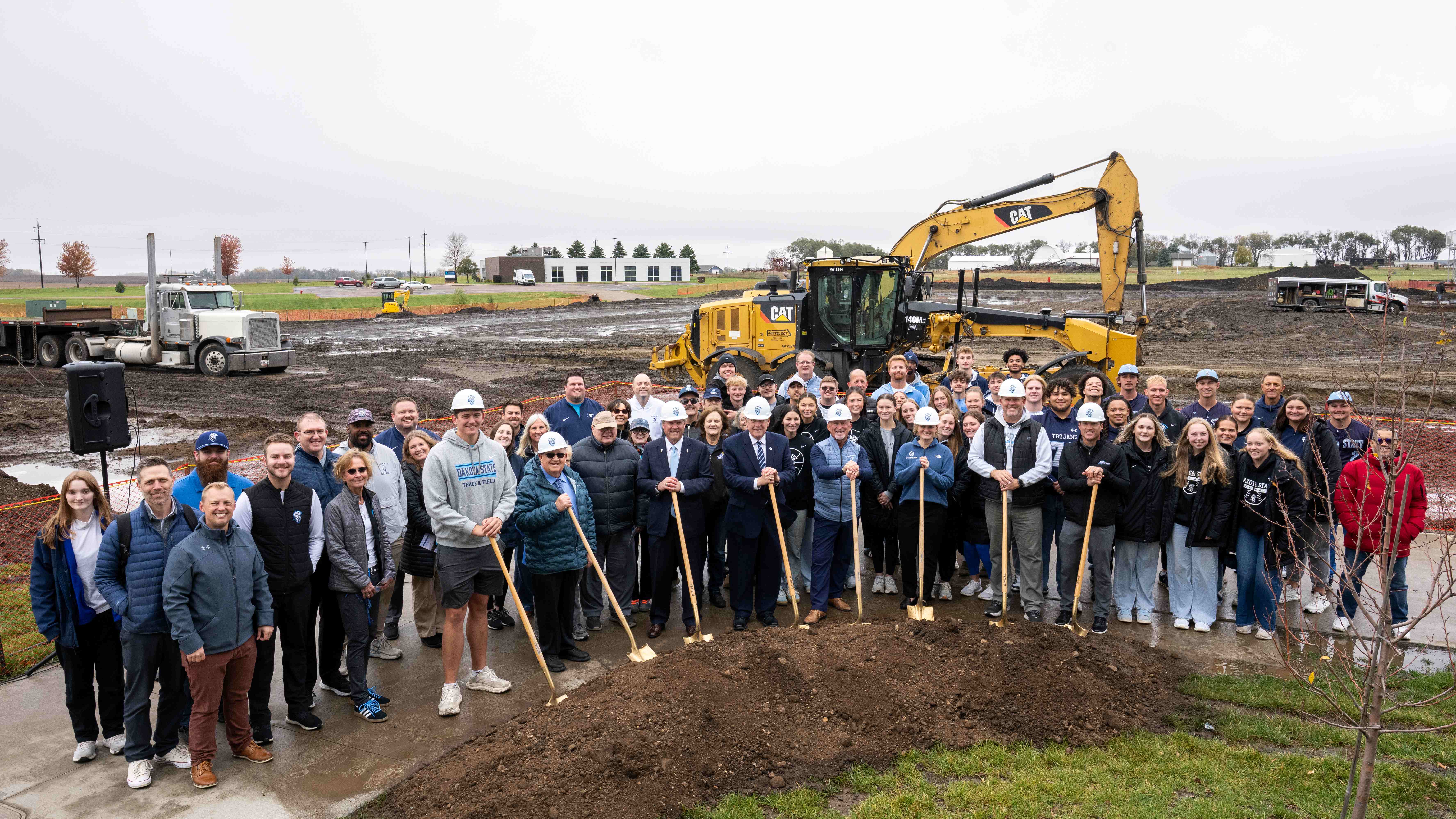 DSU students, leadership and alumni take part in Tuesday's ceremony.