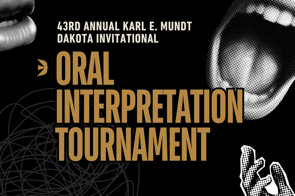 Karl E. Mundt Dakota Invitational Oral Interpretation Tournament logo.