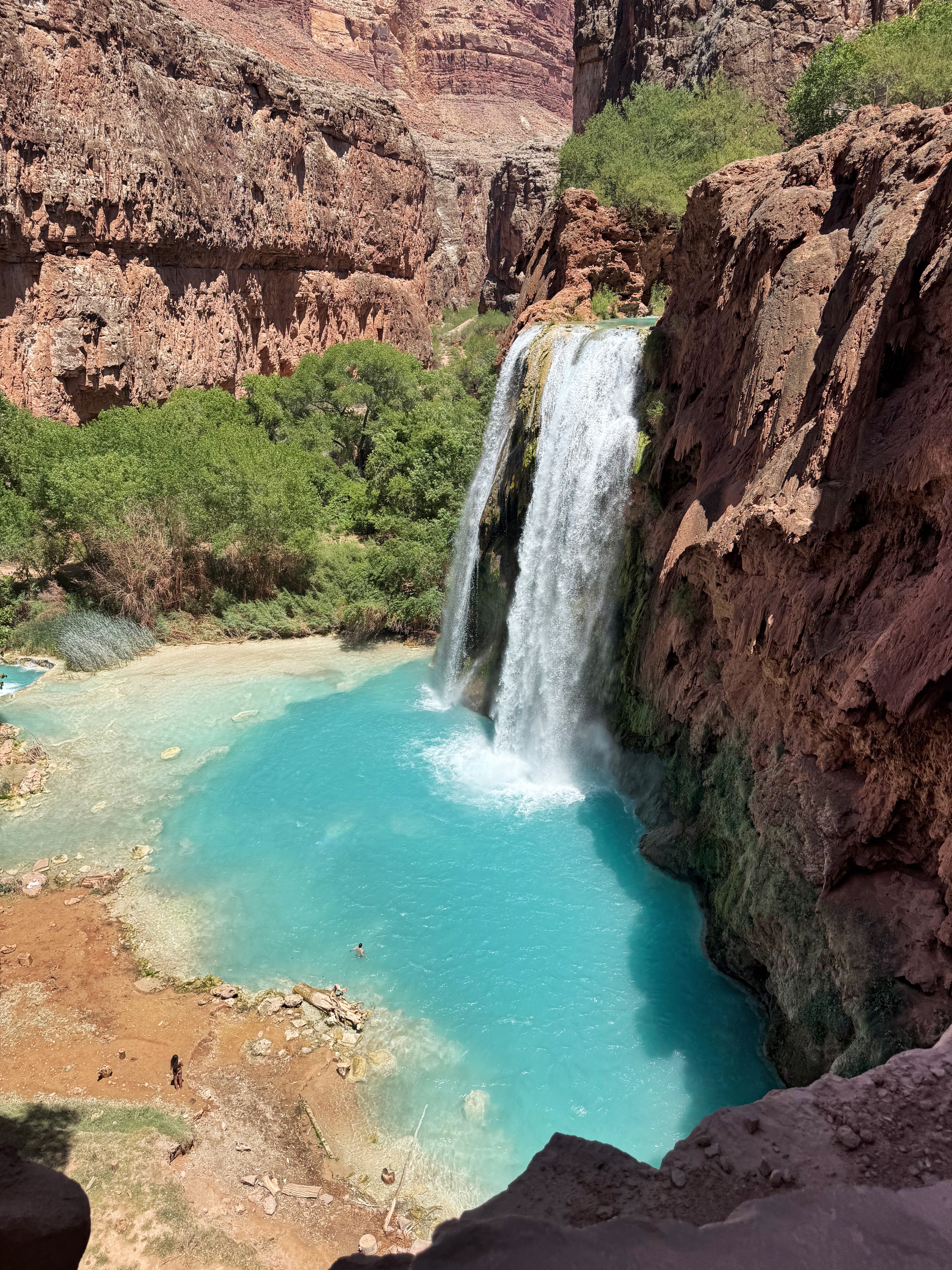 Mooney Falls near Supai, Arizona.