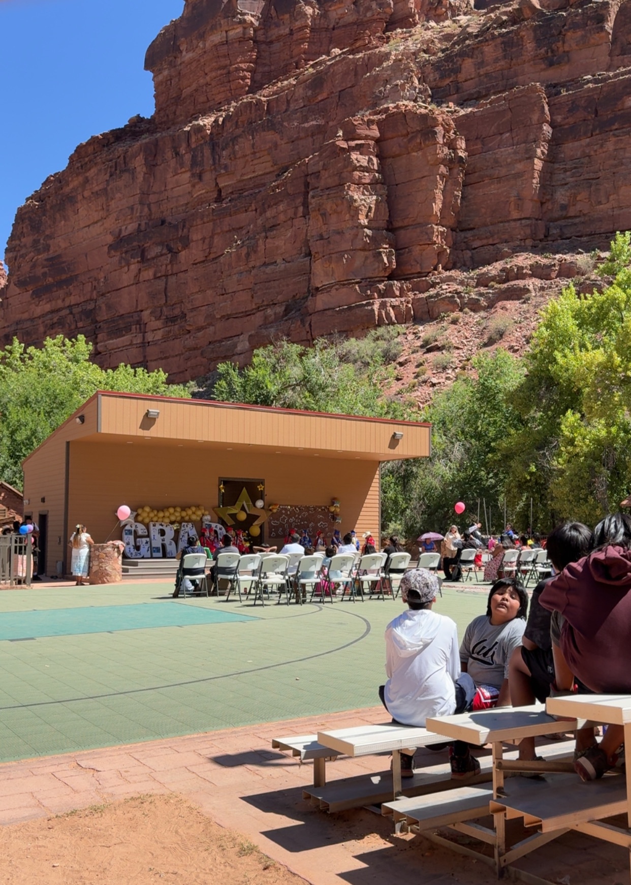 The community center in Supai, Ariz.