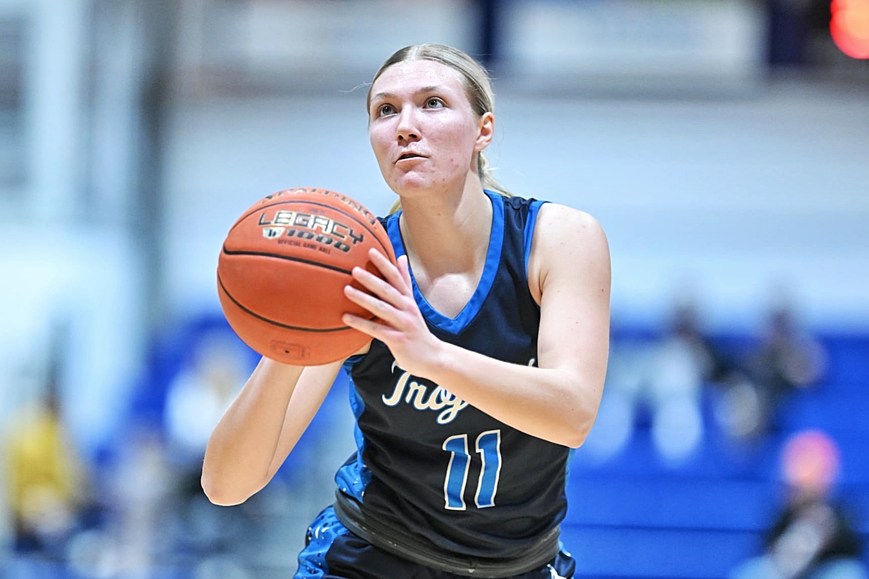 DSU women's basketball player Tabor Teel.