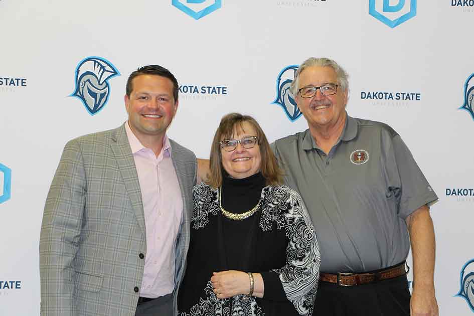 The Pauli Family (l-to-r) Josh, Crystal, and Wayne pose for a photo after the longevity reception. Josh was recognized for 20 years of service and Crystal and Wayne were recognized for their upcoming retirement. 