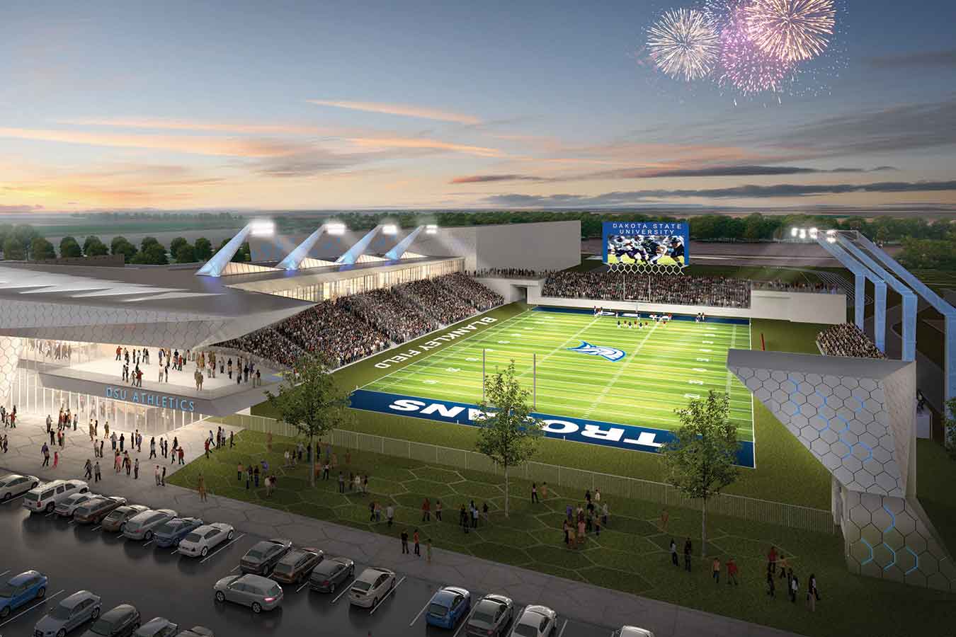 Proposed rendering of Blankley Field