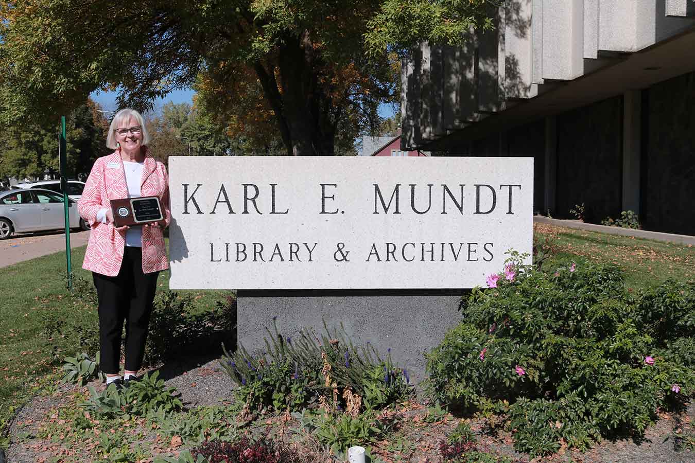 DSU Library Director Jan Brue Enright 