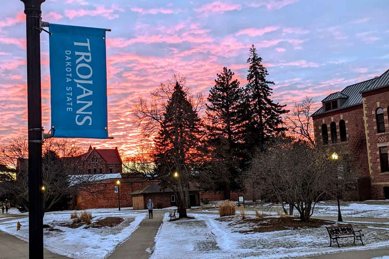 Campus sunrise