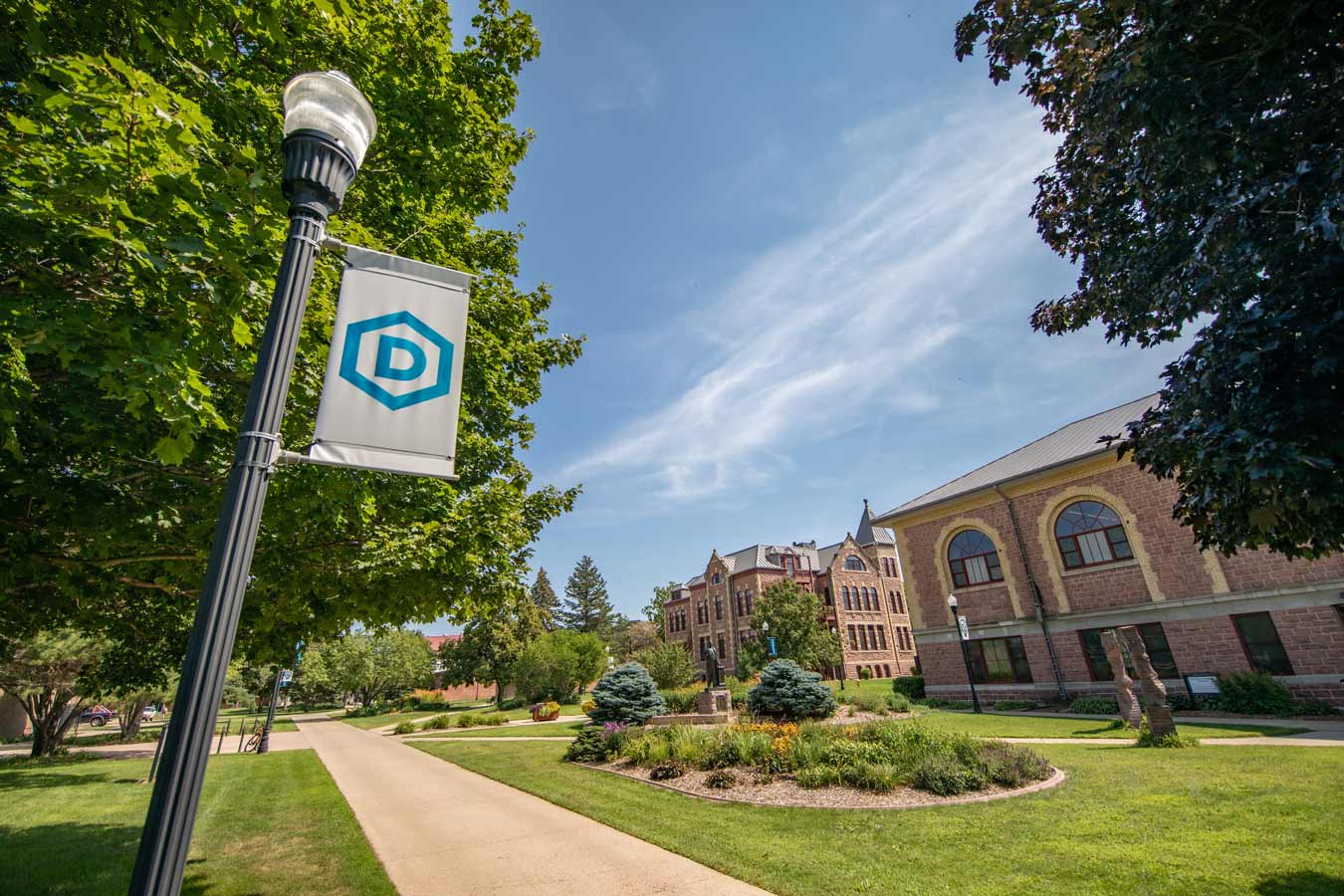 Photo of the General Beadle Statue on DSU's main campus