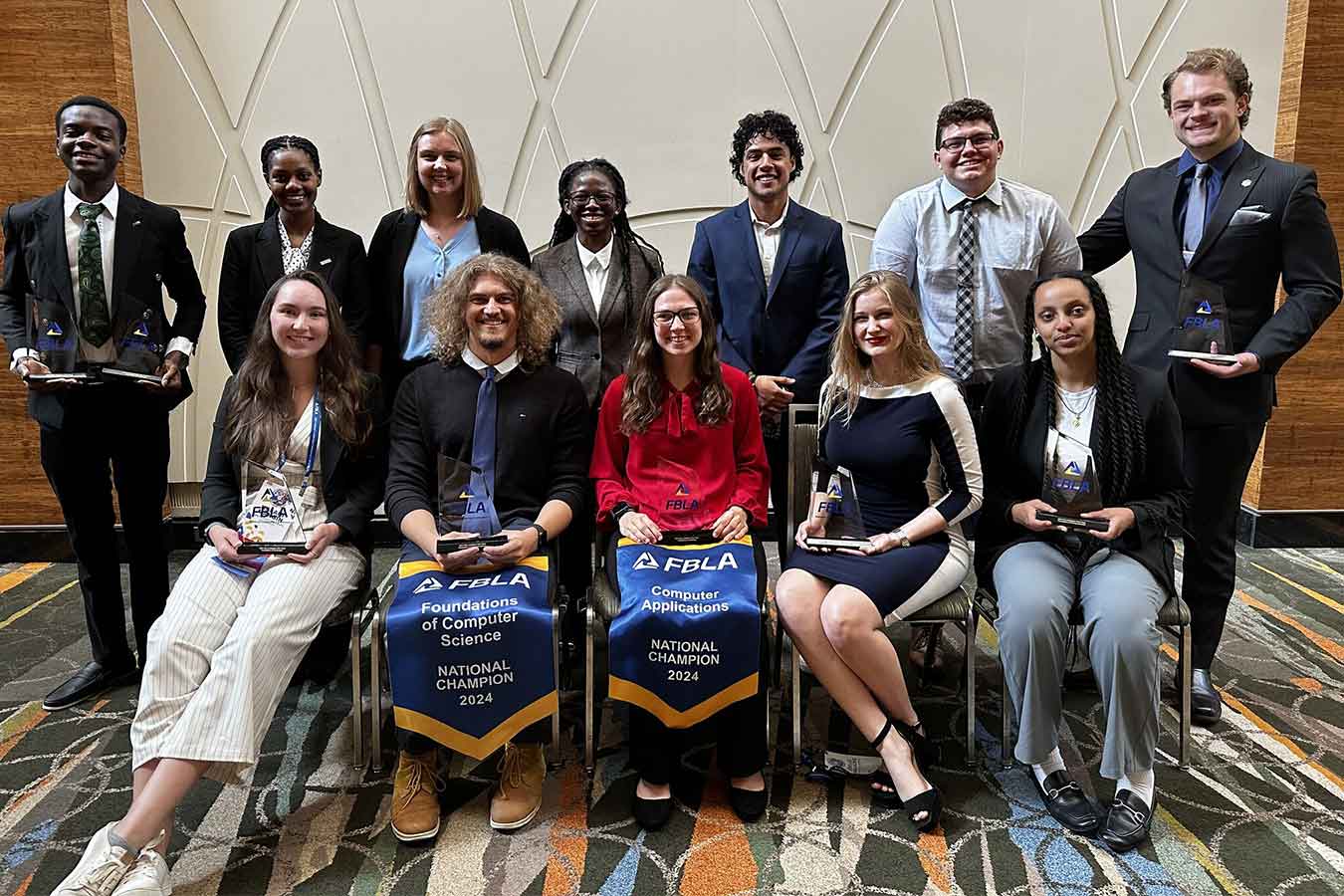 Twelve DSU students attended and competed in the National FBLA Conference achieving distinct success. 