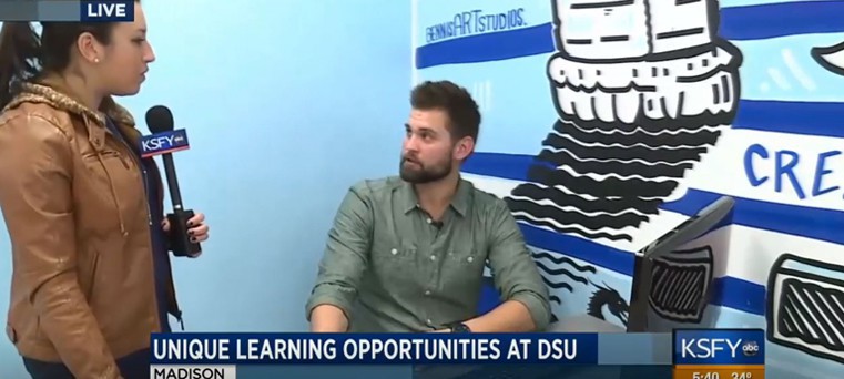 College of Education faculty speaks with KSFY reporter