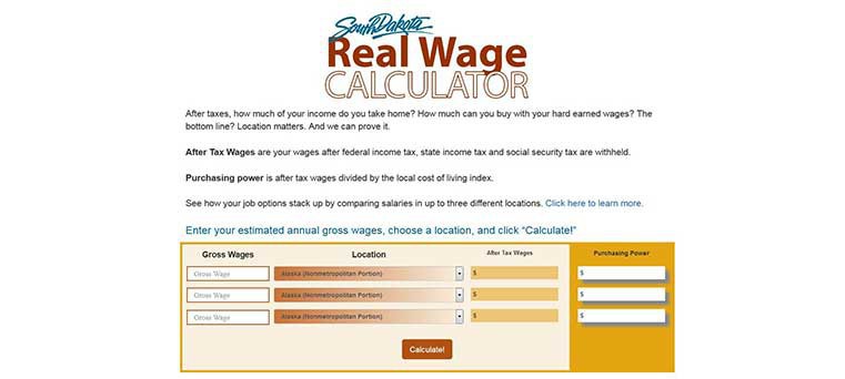 Real Wage Calculator