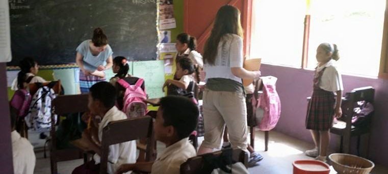 Belize elementary classroom