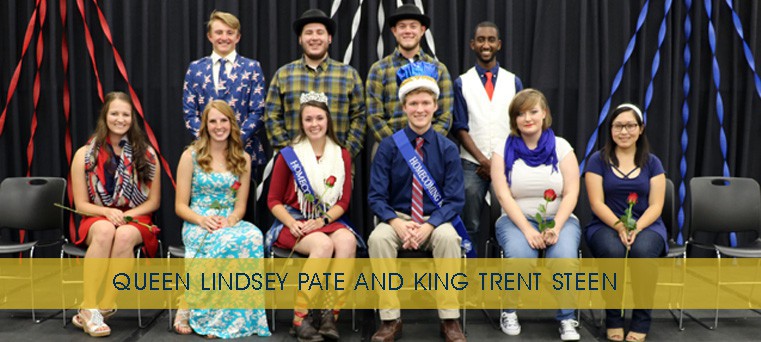 Queen Lindsey Pate and King Trent Steen