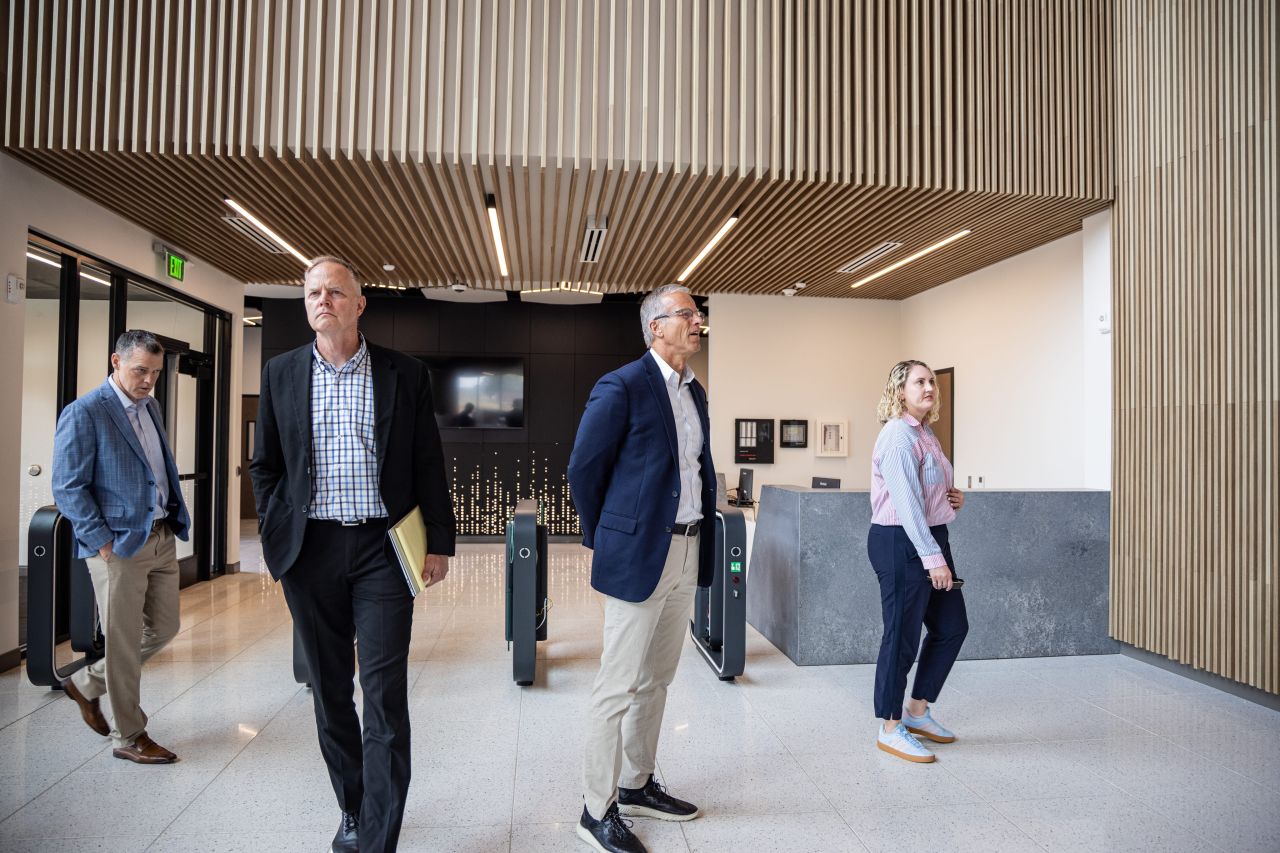 U.S. Sen. John Thune visits the Applied Research Lab. 