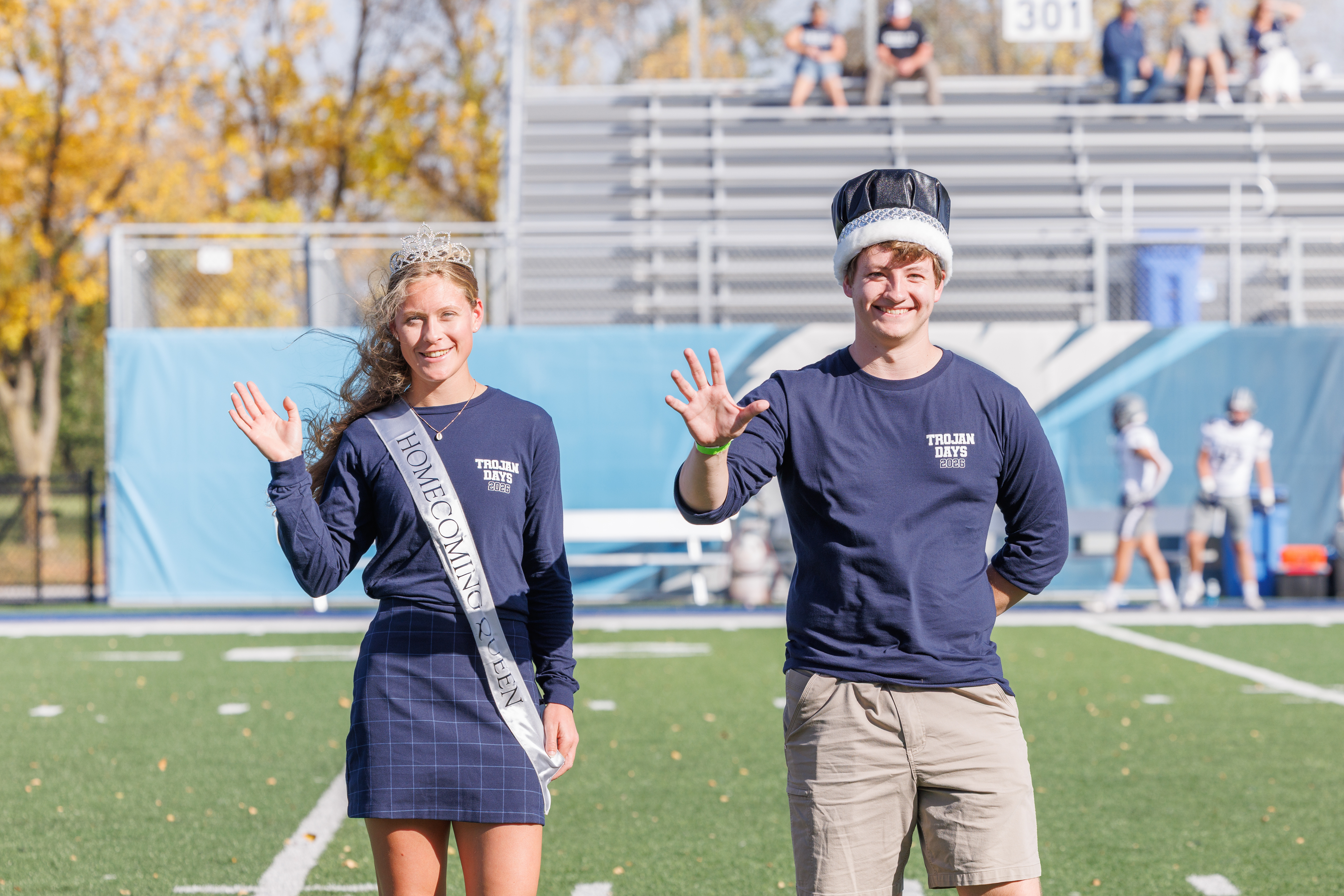 The DSU Homecoming King and Queen.
