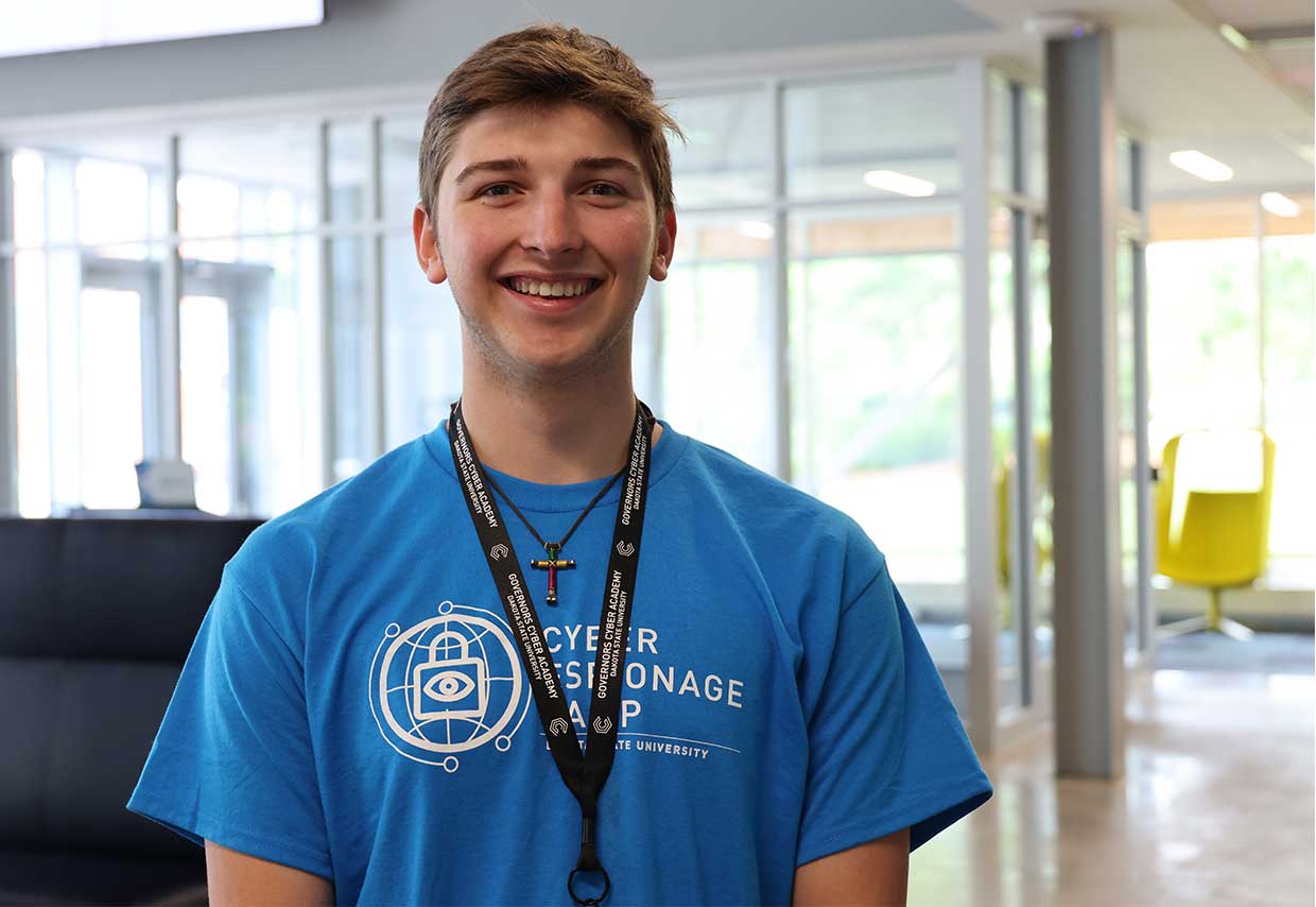 Arien Stalford, a senior at Chester (SD) High school, highly recommends the Governors Cyber Academy. 