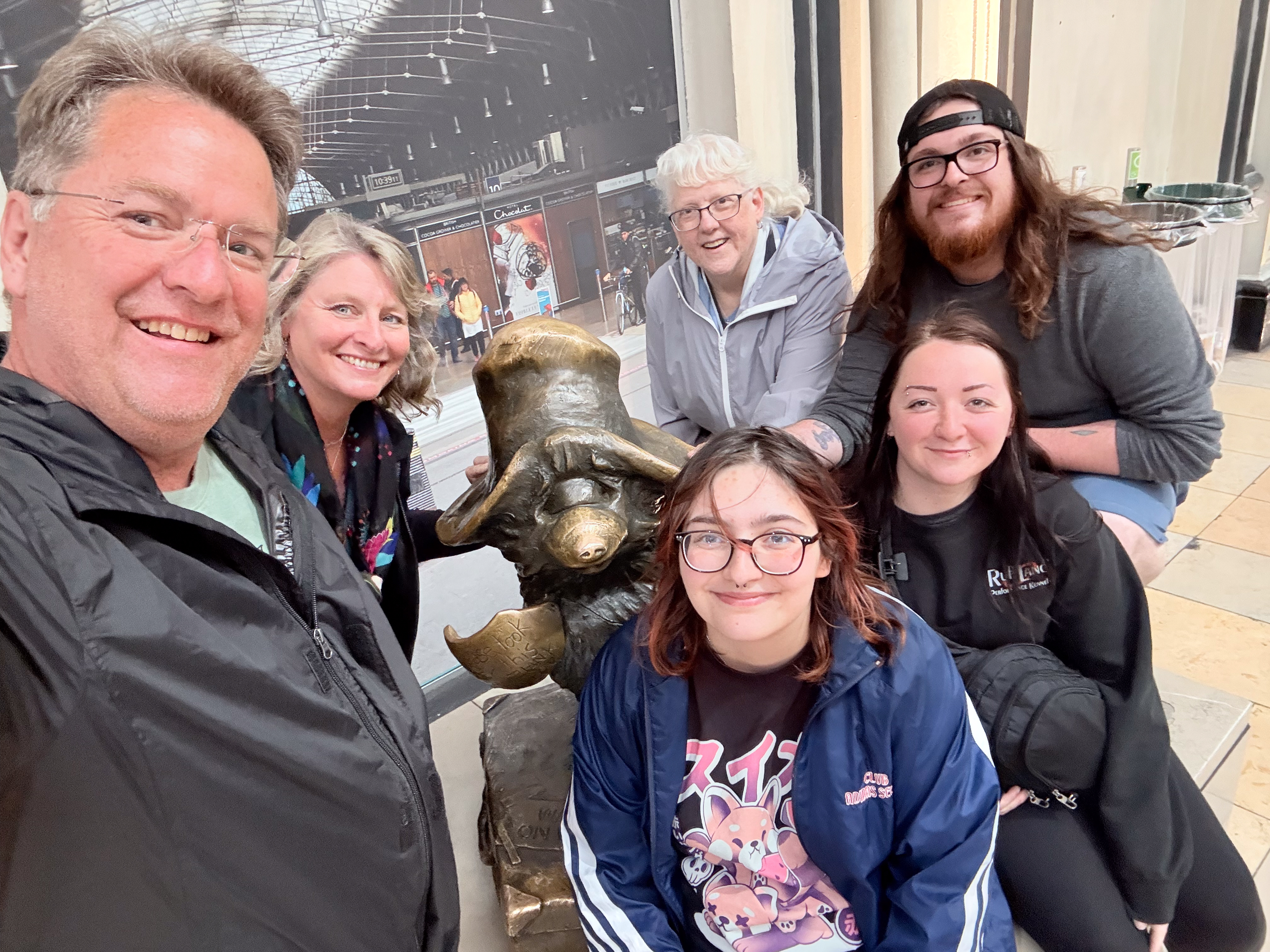 DSU students and faculty on a study abroad trip to Europe.