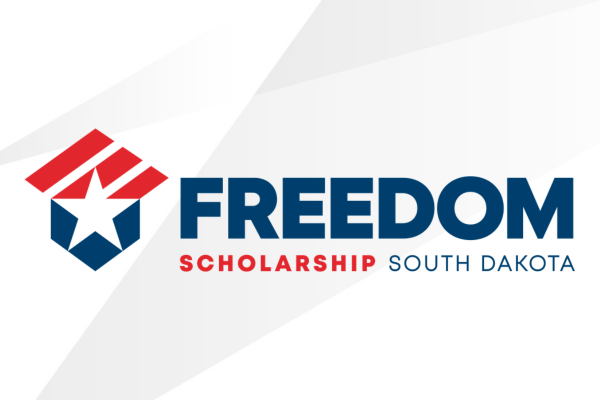 South Dakota Freedom Scholarship Logo on Textured Background