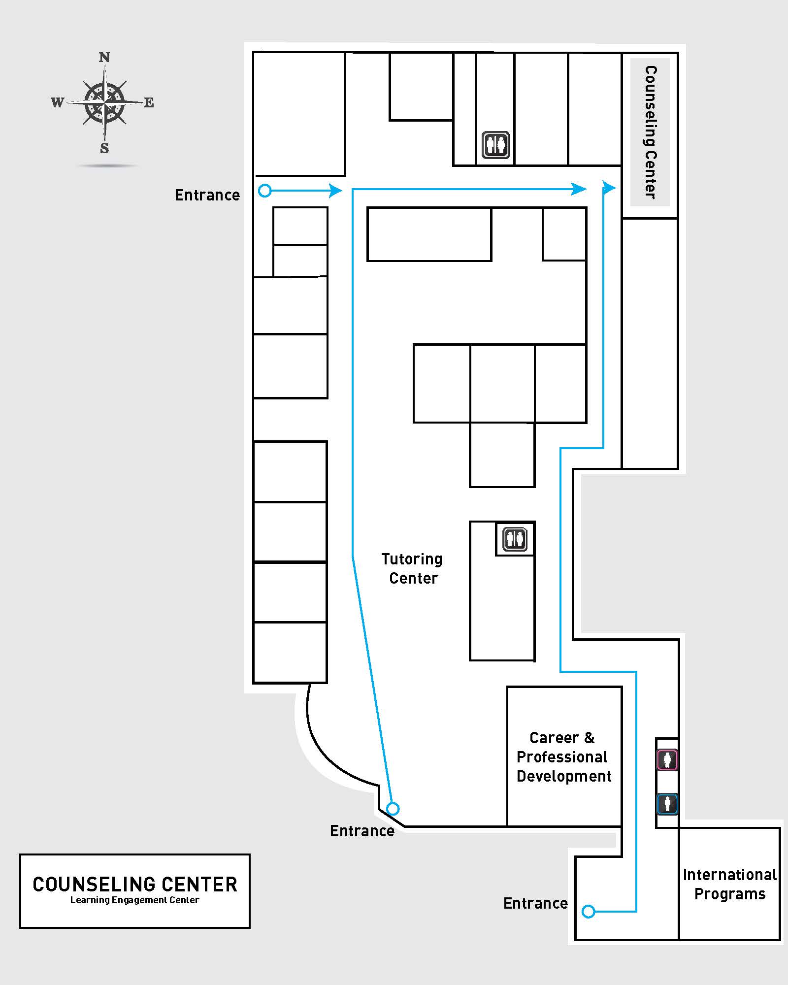 DSU Counseling center map