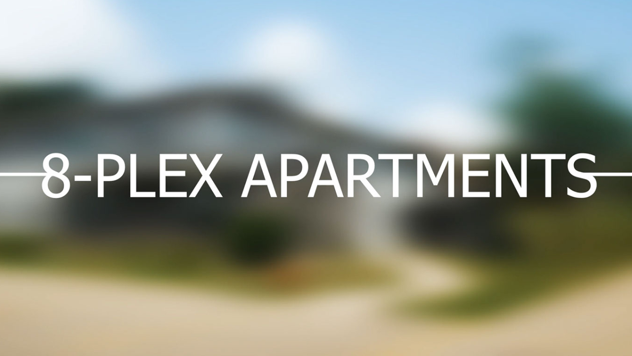 8-Plex Hall apartments 