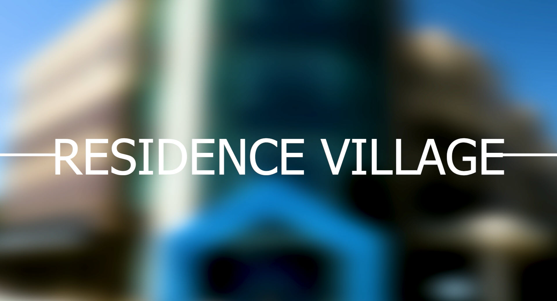 Residence Village is a four-story residence hall features all single occupancy rooms for upperclassmen. 