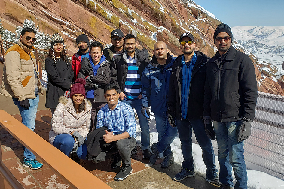 DSU International Club members on a Spring Break outing to Colorado